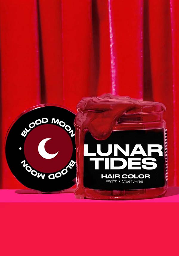 Blood Moon Semi - Permanent Hair Dye for Long - lasting Glowing Color