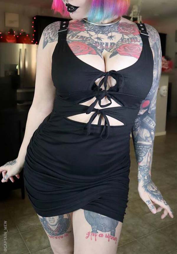 Raven Mini Gothic Date Night Dress