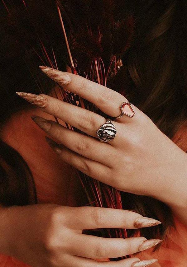 All - Year - Round Stainless Steel Pumpkin - Shaped Ring for Spooky Lovers