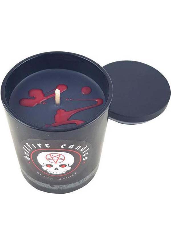 Enchanting Black Magick Scented Candle with Dark Berry Flavor