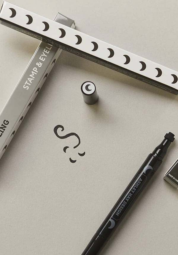Heavenly Moon - Stamping Tool & Eyeliner Set for Cosmetic Lovers