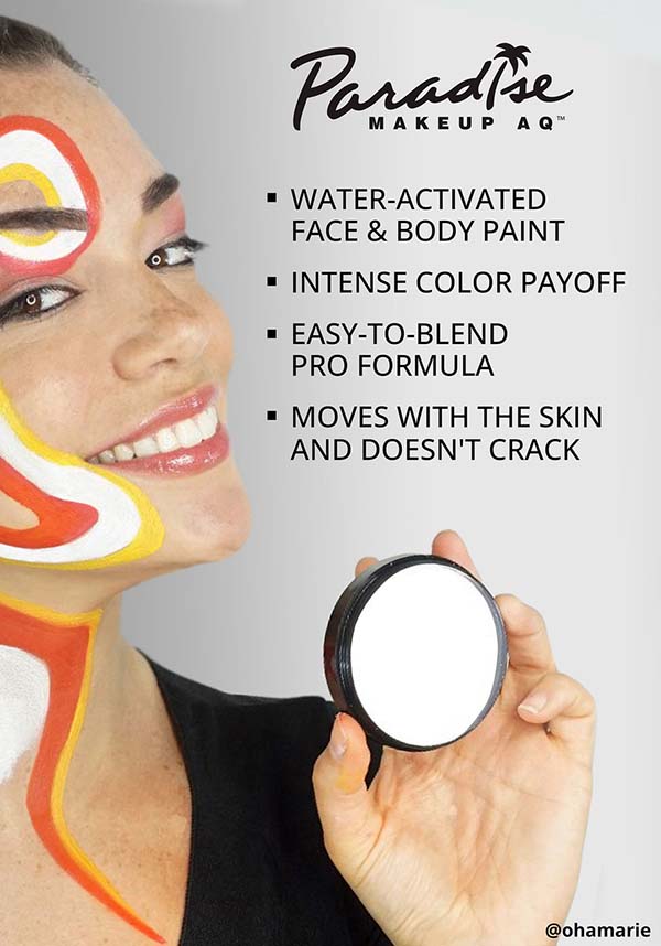 Mehron's Premium Water-Based Paradise Makeup AQ [Yellow] for Face & Body