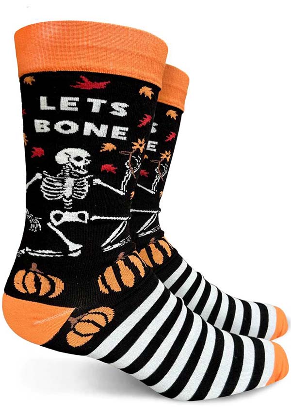 Let's Bone Fashionable Crew Socks for a Trendy Look