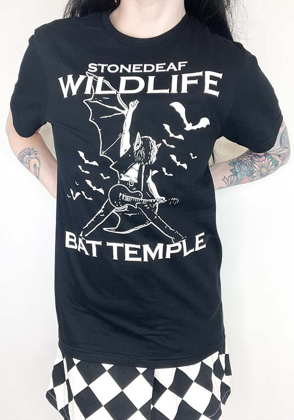 Bat Temple STONEDEAF CHARITY Men's Regular Fit T-Shirt