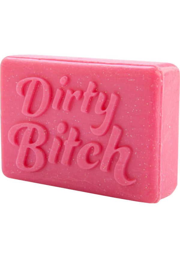 Dirty Bitch Brand Glittery Pink Rose - Scented Soap Bar