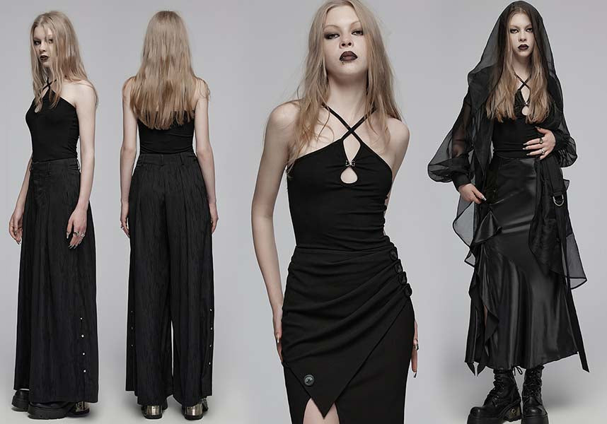 Gothic Seraphina Halter Top for Fashion - Forward Individuals