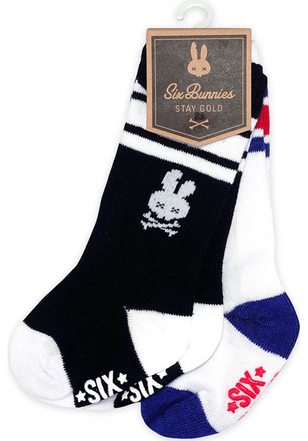 Cute Baby Socks Set in Black and White Colors