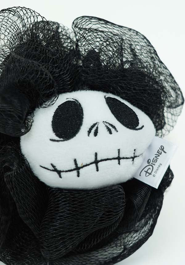 Disney The Nightmare Before Christmas Jack Skellington-Inspired Plush Body Puff for Bath and Body Care