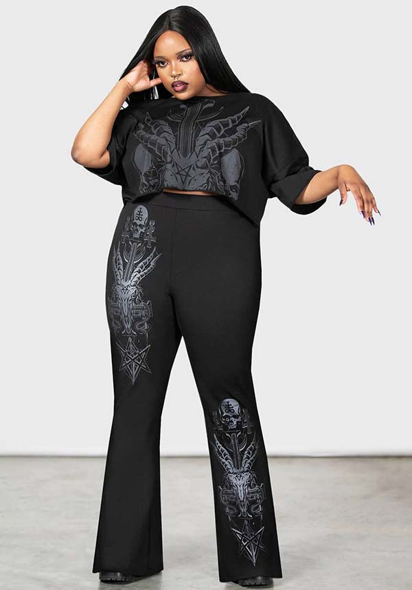 Soft Stretch Cotton Flared Late Dawn FLARES