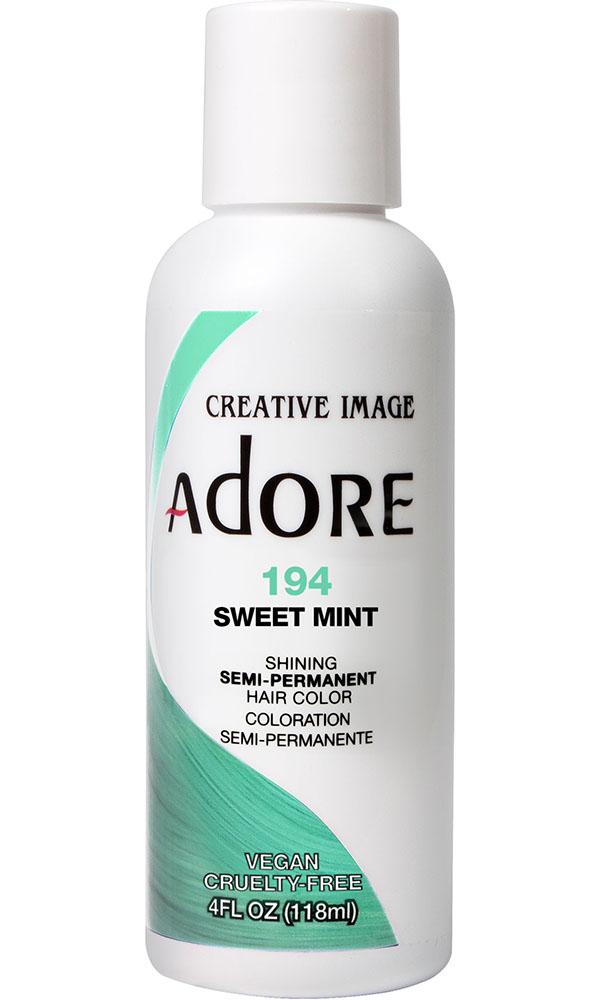 Adore Sweet Mint Semi - Permanent Hair Colour for a Soft and Silky Look