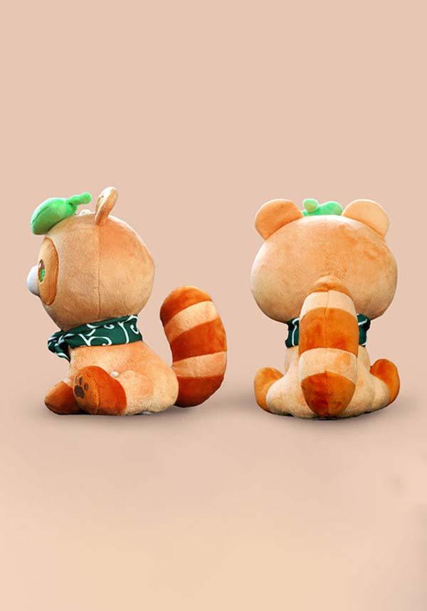 Soft Pon Plush - Poko the Tanuki with Detachable Leaf