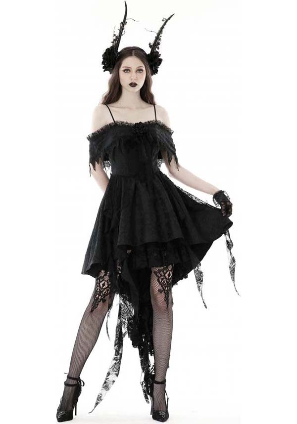 Enchanting Off - the - Shoulder Runaway Princess Polyester Dress