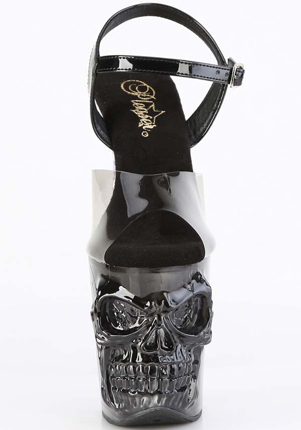 RAPTURE-808T-1 Platform Heels in Smoke Black Color [Pre-order Available]