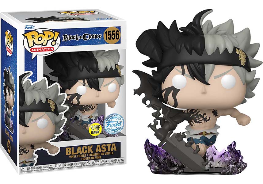 Black Clover Demon Asta Glow-in-the-Dark Collectible POP! Vinyl Figurine [Restricted Sale]