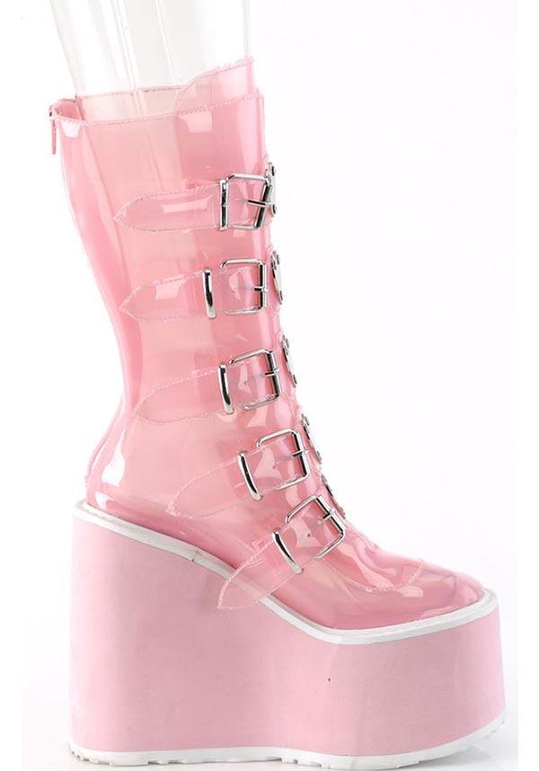 PREORDER! Baby Pink TPU SWING-230C Platform Boots for Babies