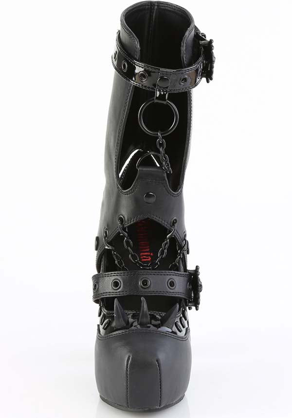 DEMON-13 Black Heels - Preorder for Alternative Style