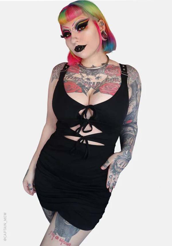 Raven Mini Gothic Date Night Dress