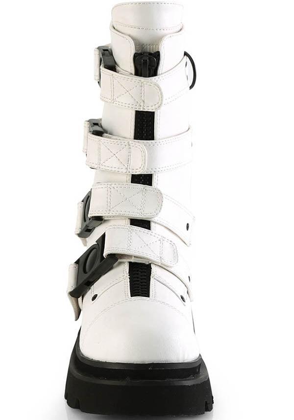 PREORDER - RENEGADE-55 White Calf High Boots