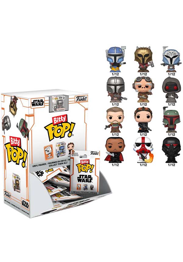 Collectible Star Wars: The Mandalorian Bitty POP! VINYL Figures in Blind Box Packaging