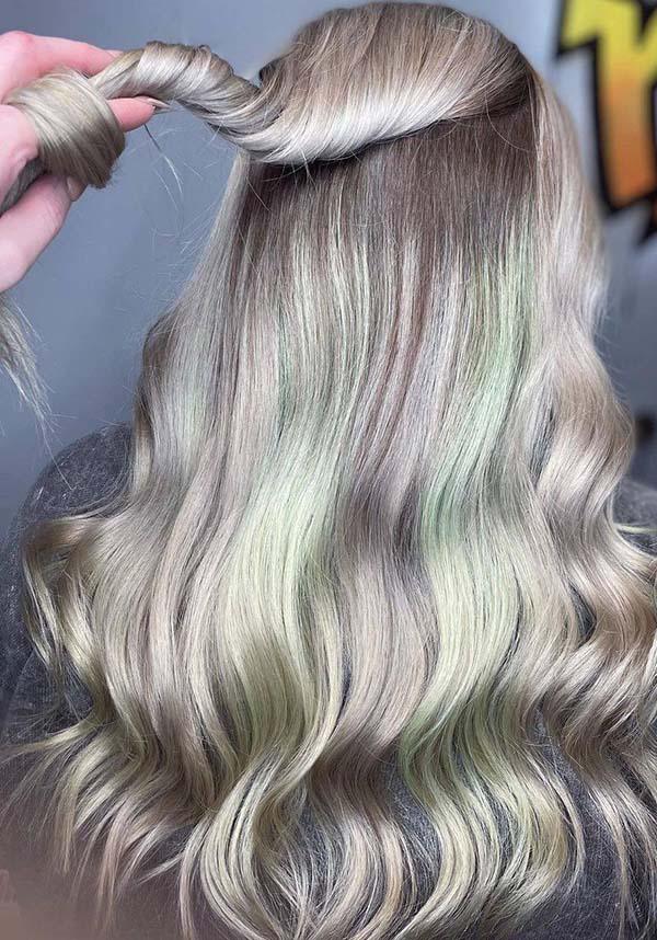 Crazy Colour Semi - permanent Peppermint Green Hair Dye