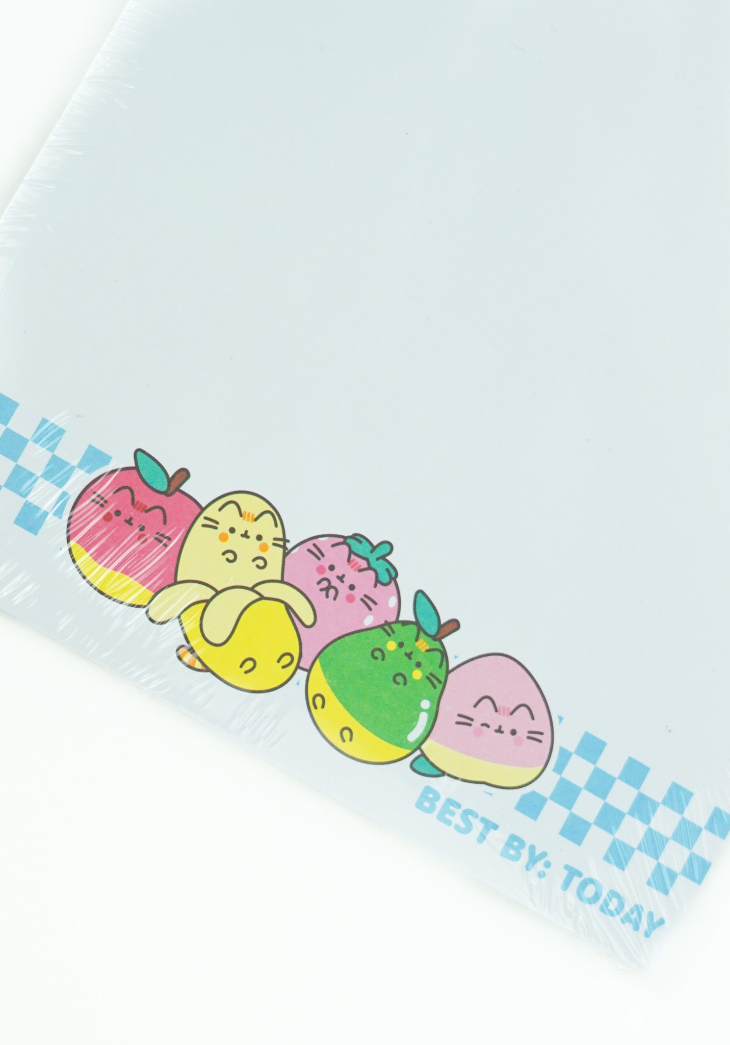 Adorable Pusheen Fruits-themed Desk Pad for Your Workspace