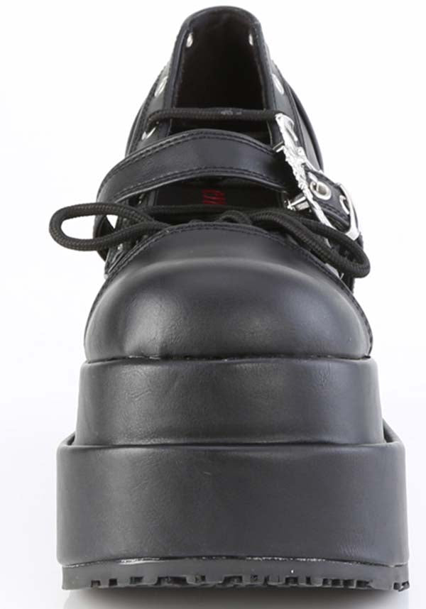 BEAR-23 Black Platform Maryjane Shoes - Preorder