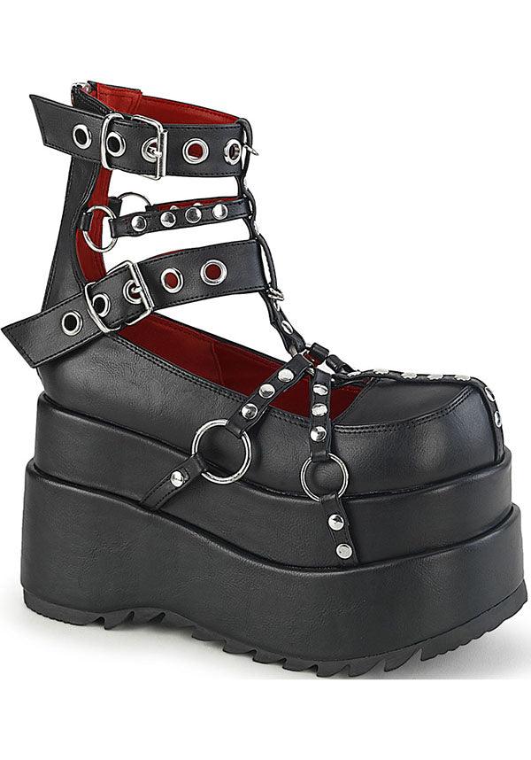 BEAR-28 Black Platform Boots [PREORDER]