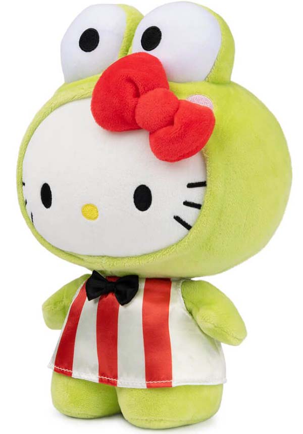Large-sized Keroppi-themed Hello Kitty Plush Toy Costume