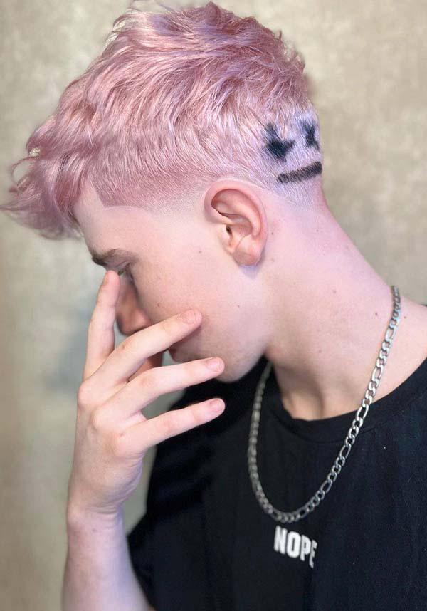 Crazy Color Semi - permanent Rose Gold Hair Dye for a Metallic Finish