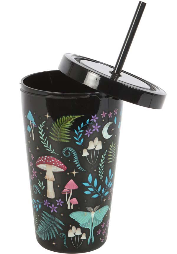 Magical Dark Forest Inspired Plastic Tumbler for Drinkware Collection