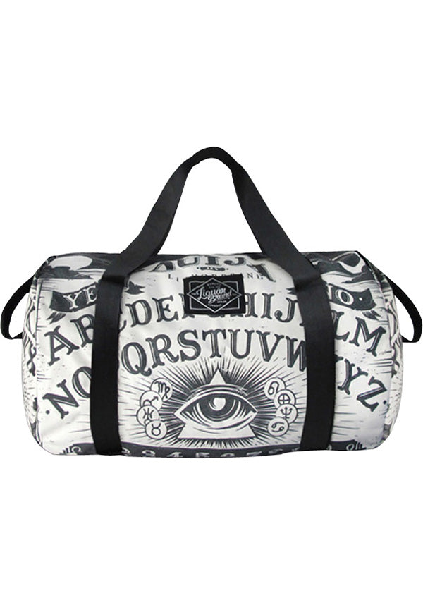 Spooky Ouija II Double - Sided Printed Canvas Duffle Bag