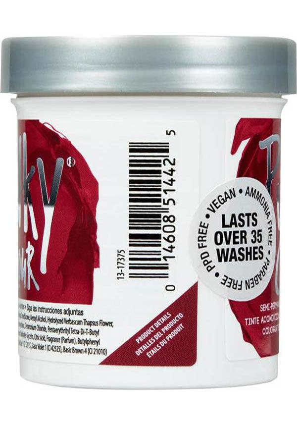 Punky Semi - Permanent Red Wine Hair Colour with Vegan Keratin