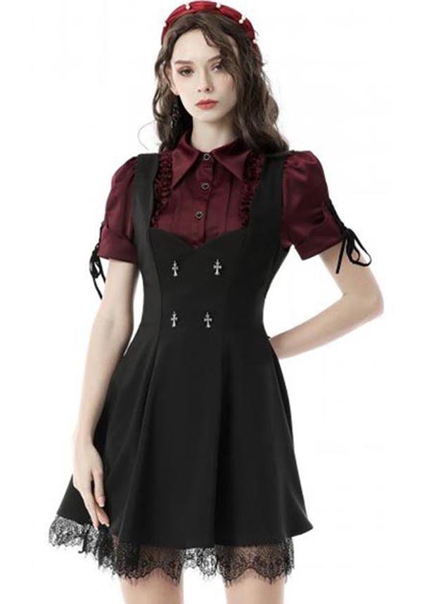 Stylish Red Wine Diamond Women's Top - Ideal for Corporate Look