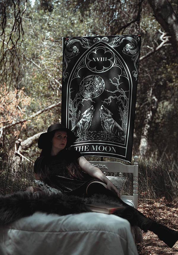Soft Polyester Moon Tapestry - 60X40 Inches for Wall or Picnic