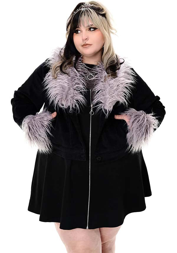 Foxblood's Stylish Bailey Corduroy Jacket in Grey and Black Shades