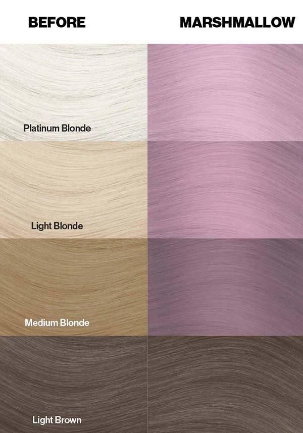 Marshmallow Semi - permanent HAIR COLOUR for Pale to Platinum Blonde Hair