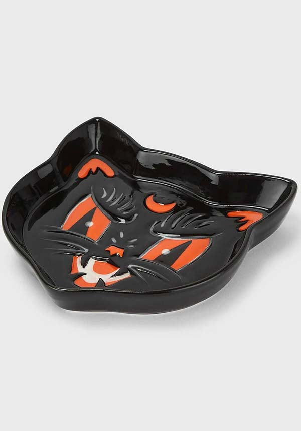 Unique 3D Cat-Shaped Ceramic Catch-All Dish - Klaws