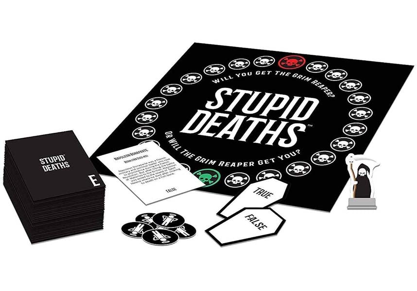 Stupid Deaths: A Hilarious and Dark Board Game for Party Fun