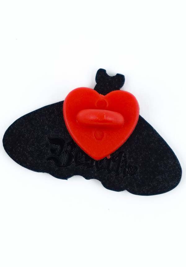 Enameled Lepidoptera Moth Enamel Pin for Fashion Decoration