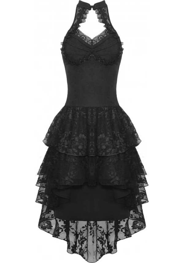 Enchanting Swan Lake Halter Style Women's Evening Dress