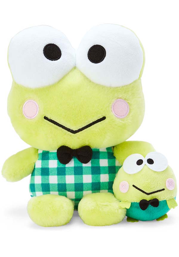 Sanrio Keroppi Plush Toy with Self - Made Mini Mascot