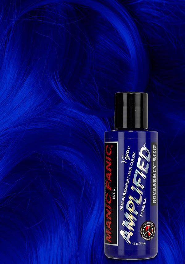 Amplified Rockabilly Blue - Long - lasting Semi - permanent Hair Dye