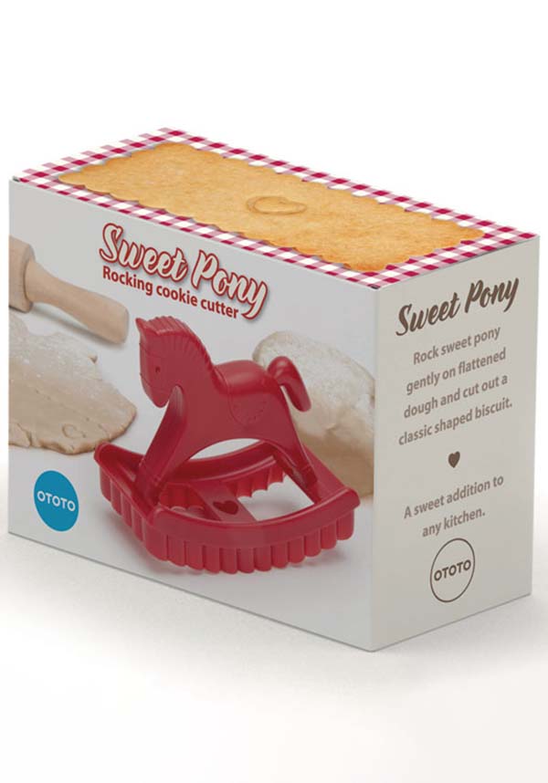 Sweet Pony-Shaped Rocking Horse Cookie Cutter for Kids