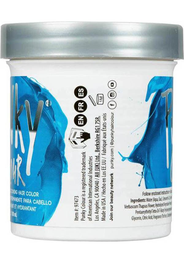 Lagoon Blue Punky Semi - Permanent Conditioning Hair Colour Creme for Mermaid - Inspired Look