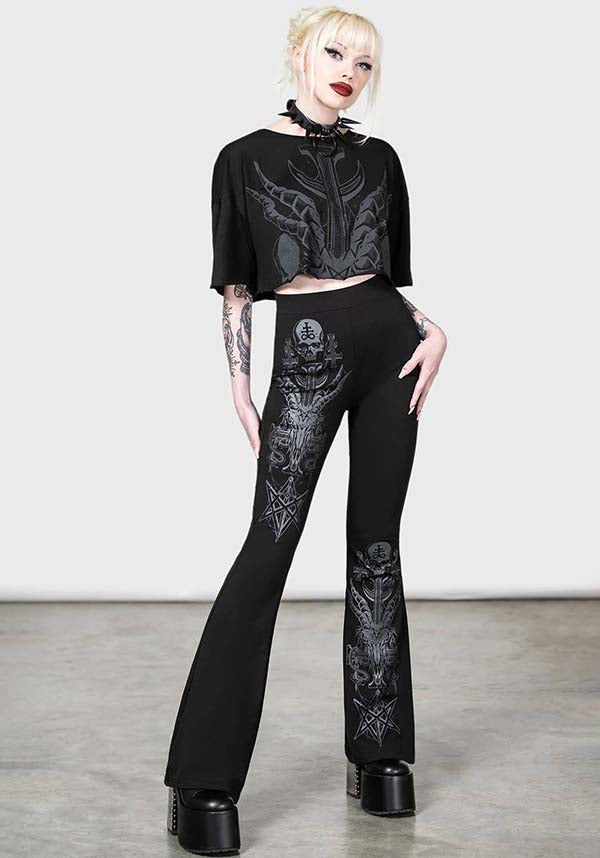 Soft Stretch Cotton Flared Late Dawn FLARES