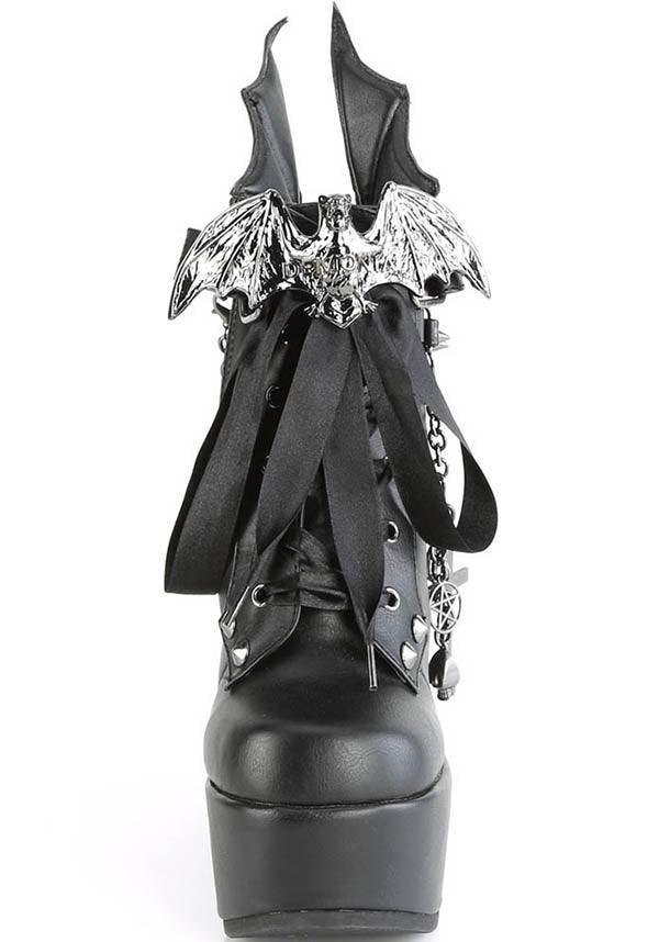 Black Poison-107 Platform Boots - Preorder Now