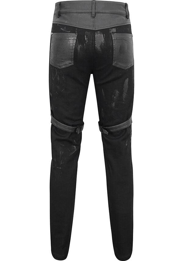 Devil Fashion's Lazarus Edgy Chain Pants for Punk Style Lovers