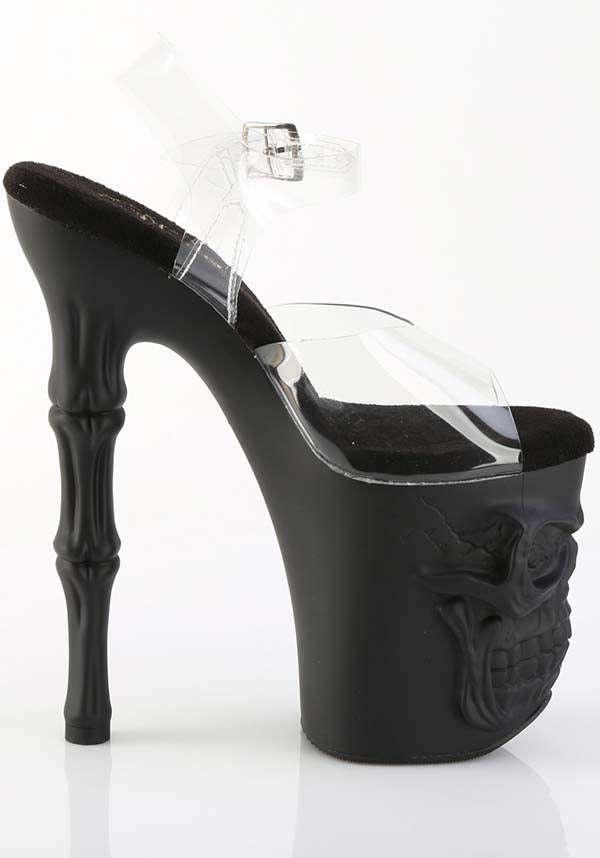 PREORDER! RAPTURE-808 Black Platform Heel Shoes for a Striking Look
