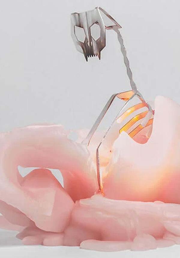 Pink Kisa Cat-Shaped Decorative Candle for Thoughtful Gifting