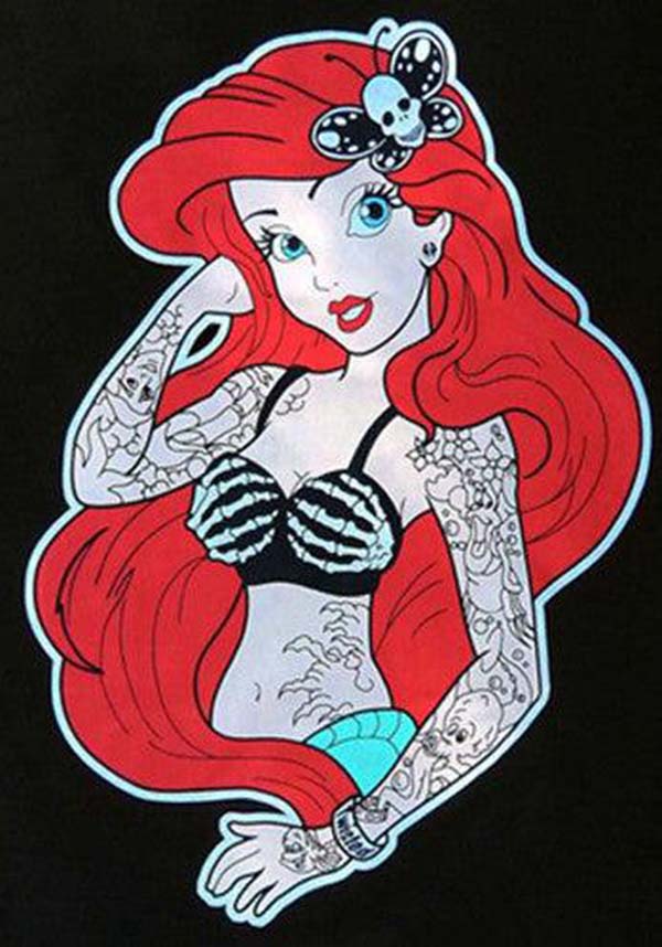 Twisted Little Mermaid Ariel Women's Classic Singlet Tank Top